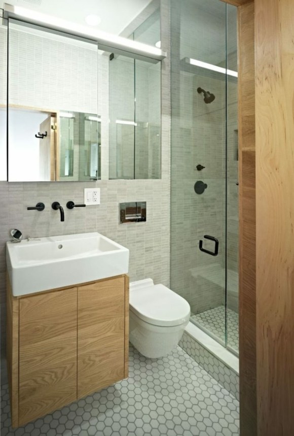 salle bain design deco bois