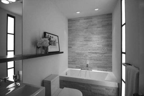 salle bain design deco pierre