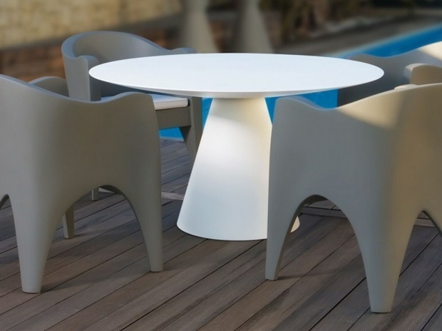 table fibre verre blanche Karpa