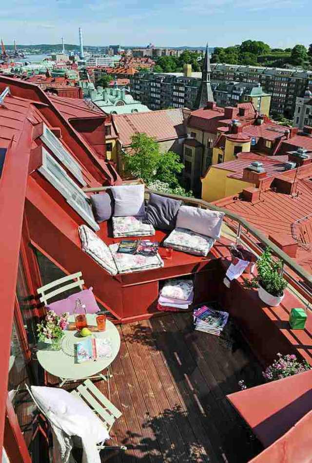 vue ville balcon design idée déco terrasse pas cher moderne ville