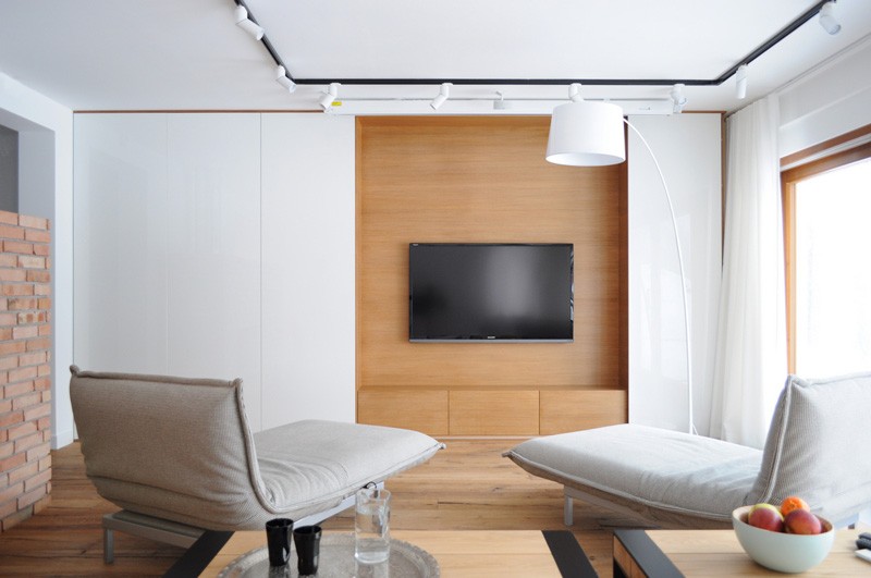 idée aménagement salle ciné télé séjour cool canapé fauteuil gris