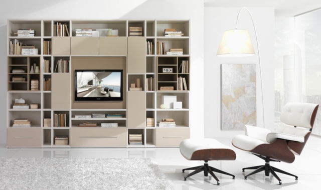 bibliothèque meuble TV Farolfi