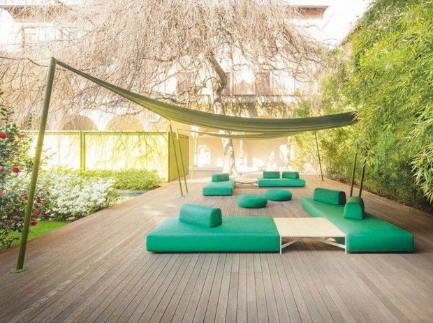 canapé de jardin contemporain Paola Lenti