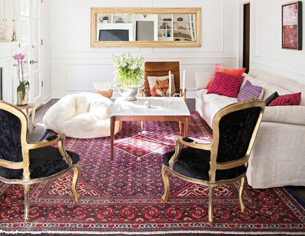 couleur marsala interieur tapis design