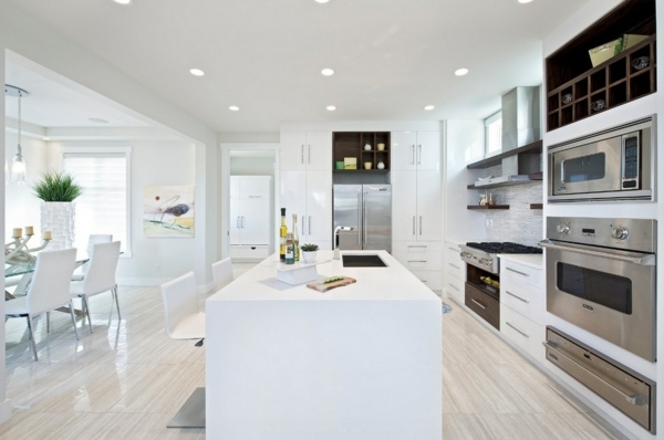 decor cuisine blanc moderne
