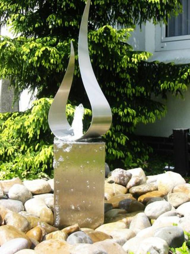 fontaine de jardin moderne FLAME FOUNTAIN Slink