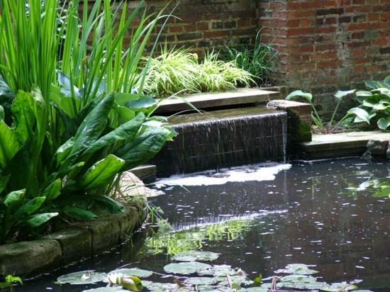 jardin zen bassin eau idee