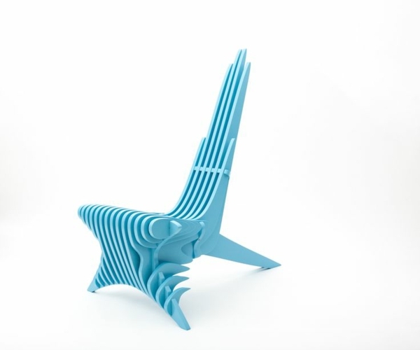 meuble design transat version bleu clair