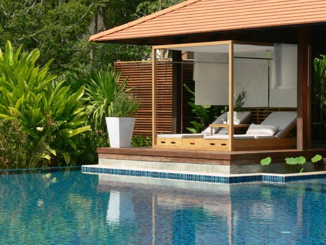 mobilier jardin modulable Summer Bed Deesawat Industries Co. piscine