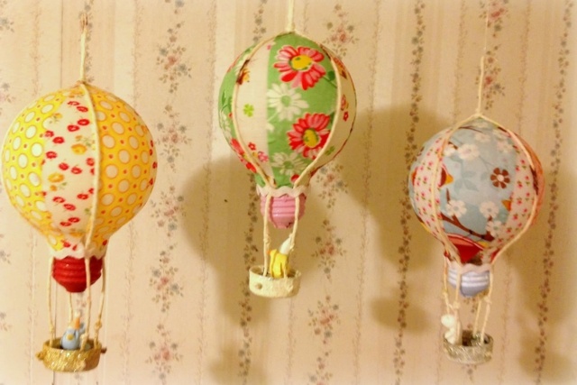 petites montgolfieres DIY chambre enfants