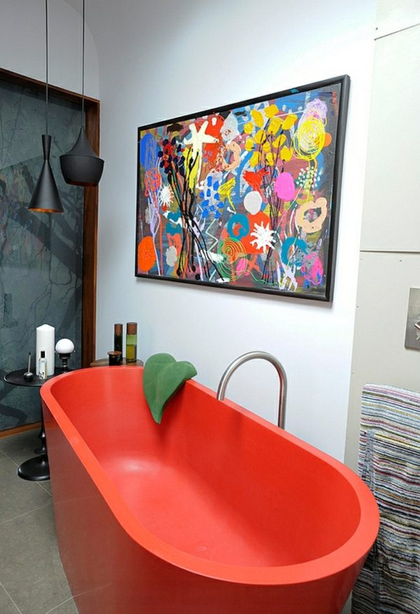 salle bain baignoire design original