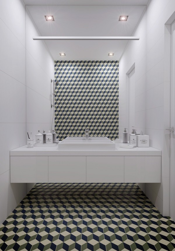 salle bain minimaliste moderne