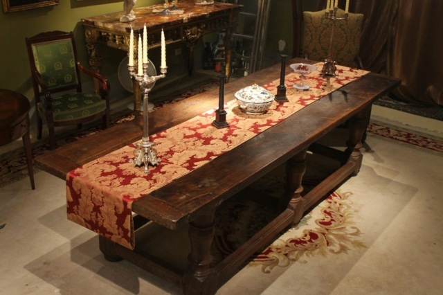 table antique salle à manger bois massif
