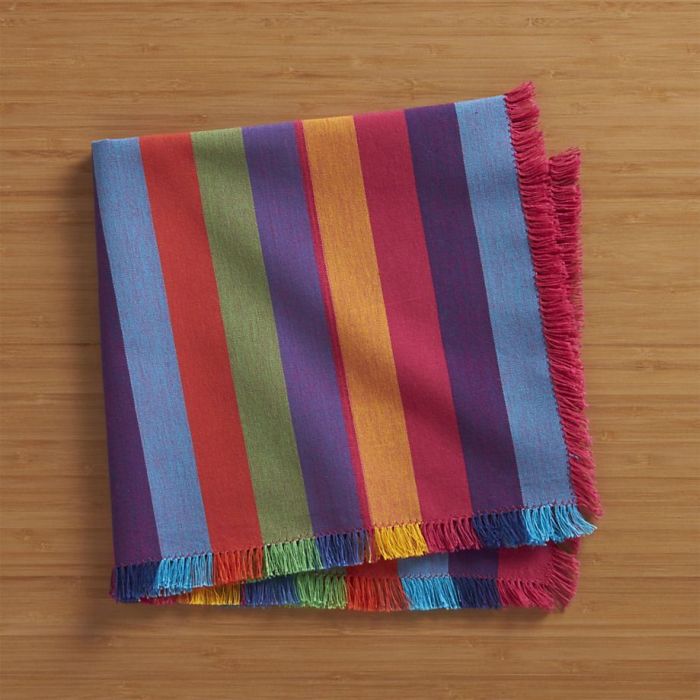 palette de couleurs serviette de table déco de table moderne CB2