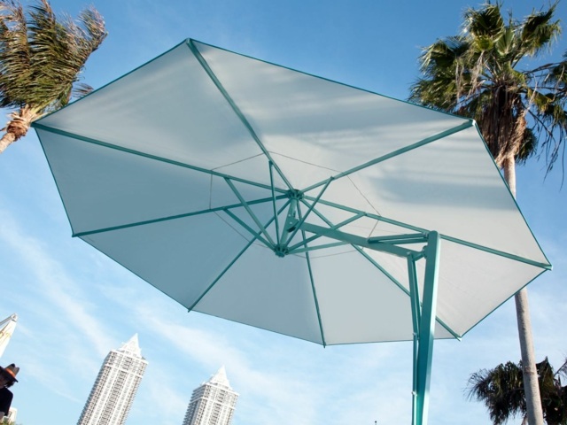Michael Caravita BELVEDERE parasol ronde excentre orientable