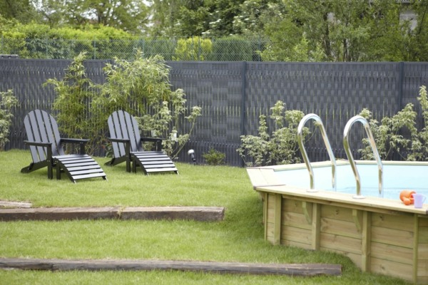 Brise vue de jardin en matériau synthétique par Dirickx Groupe