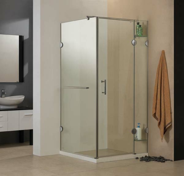 idée aménagement salle de bain paroi de douche douche intégrale 