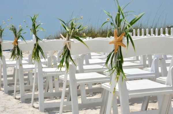 décoration de mariage cérémonie extérieur mariage d'été