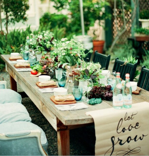 decoration table champetre idee
