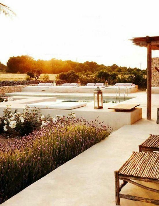 faire une terrasse moderne piscine
