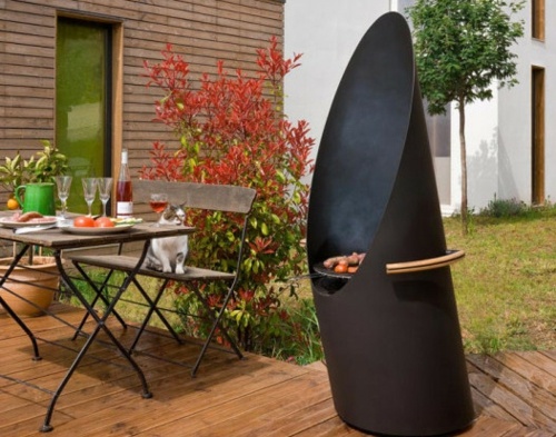 forme originale barbecue terrasse