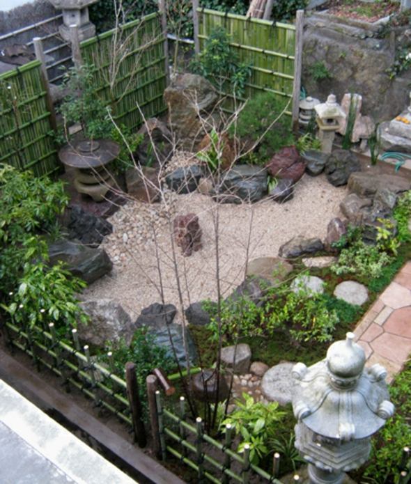 jardin japonais moderne idee