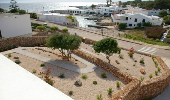 jardin terrasse moderne rocaille