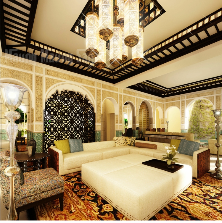 Modèle de salon marocain moderne: quelques idées d'inspiration