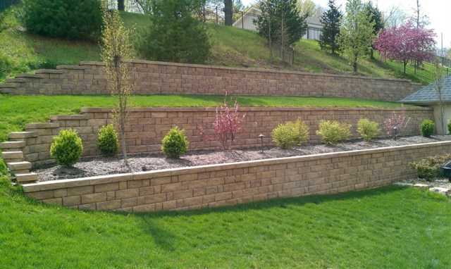 mur de soutenement beau jardin