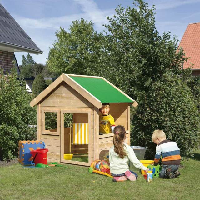 petite cabane enfants jardin