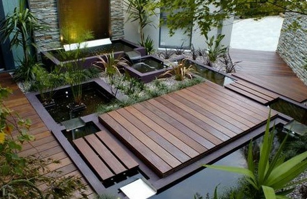 petite terrasse bois deco moderne
