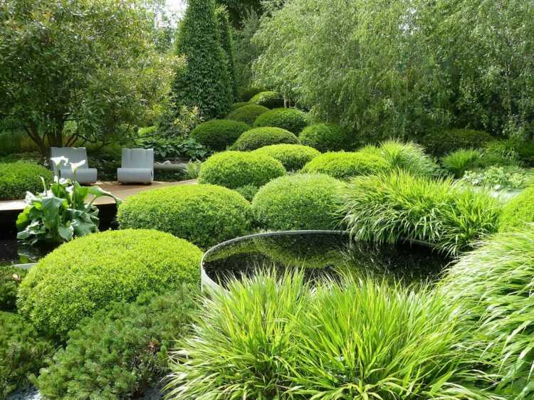 bassin jardin forme ronde