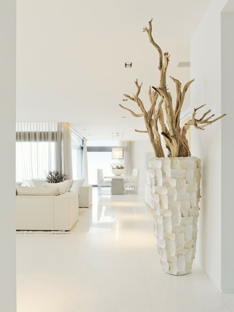 grand vase blanc moderne design