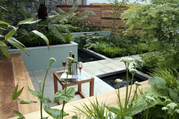 idee design jardin bassin