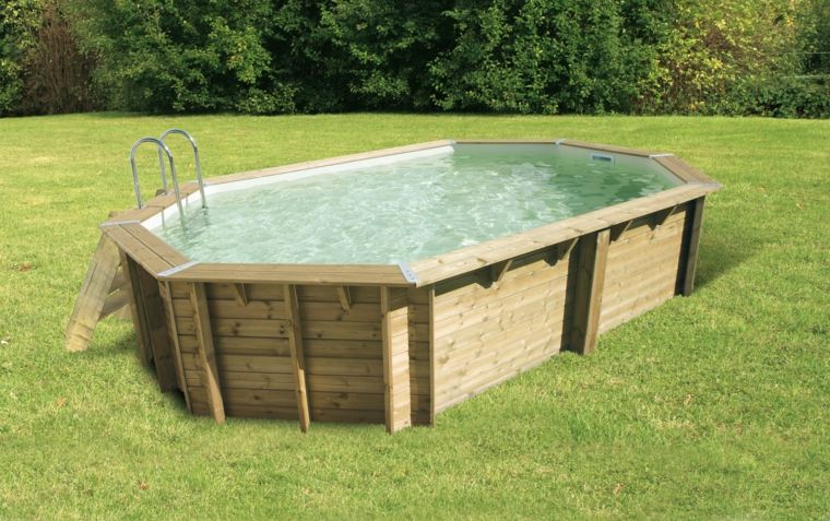 idée aménagement jardin piscine bois pas cher 