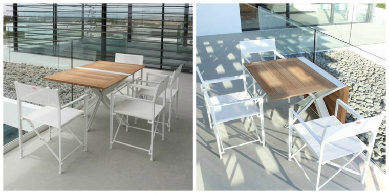 table jardin bois design collection traverse  design royal-botania