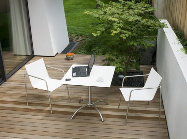 mobilier de jardin design table blanche jardin chaise fischer mobel design