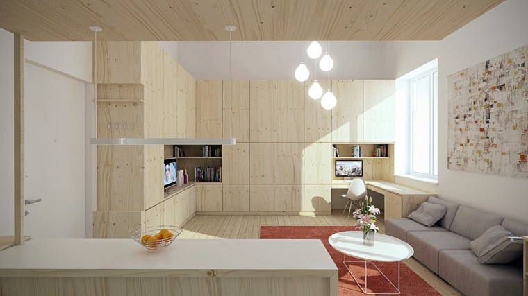 salon aménagement petit appartement espace design moderne adrian iancu