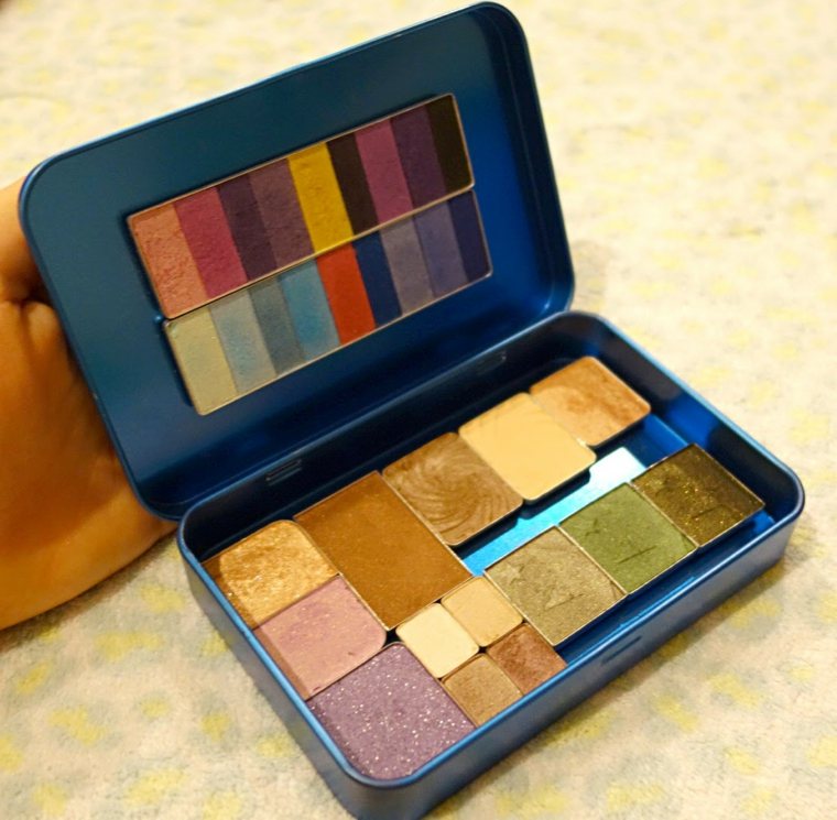 boîtes pour rangement palettes makeup idées