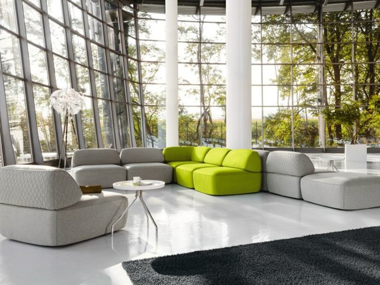 canape modulable design moderne JAB Anstoetz Furniture
