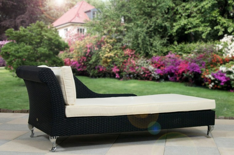 chaise longue jardin mobilier exterieur