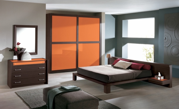meubles chambre à coucher aménagement design moderne