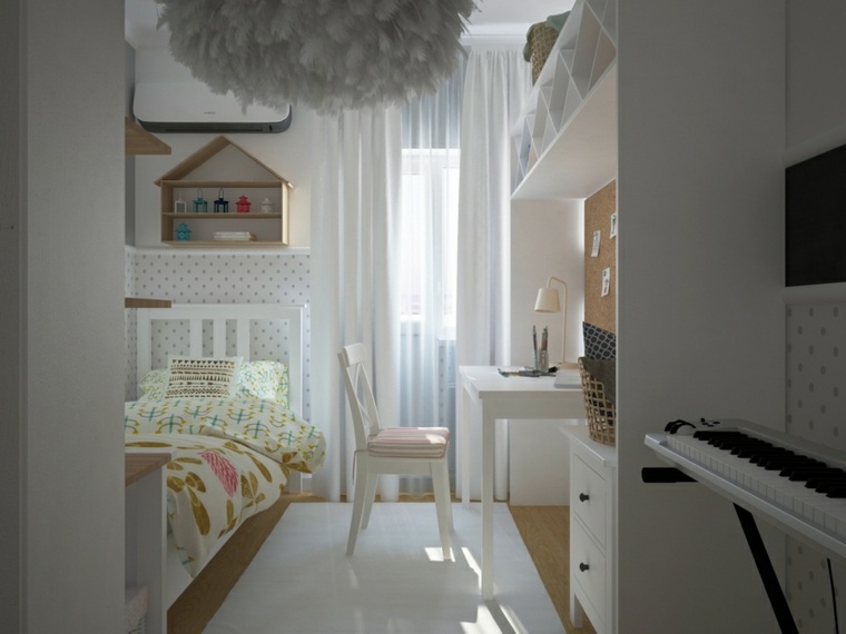 aménagement chambres d'enfants design petits espaces