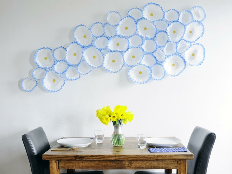 faire décorations en papier idées pour murs de cuisine
