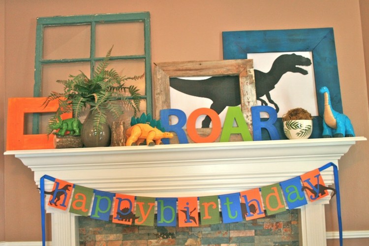 decoration anniversaire idee dinosaures