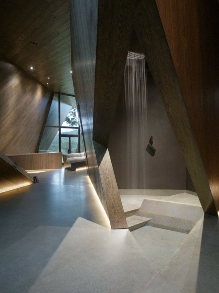 douche à l'italienne design salle de bain aménagement 
