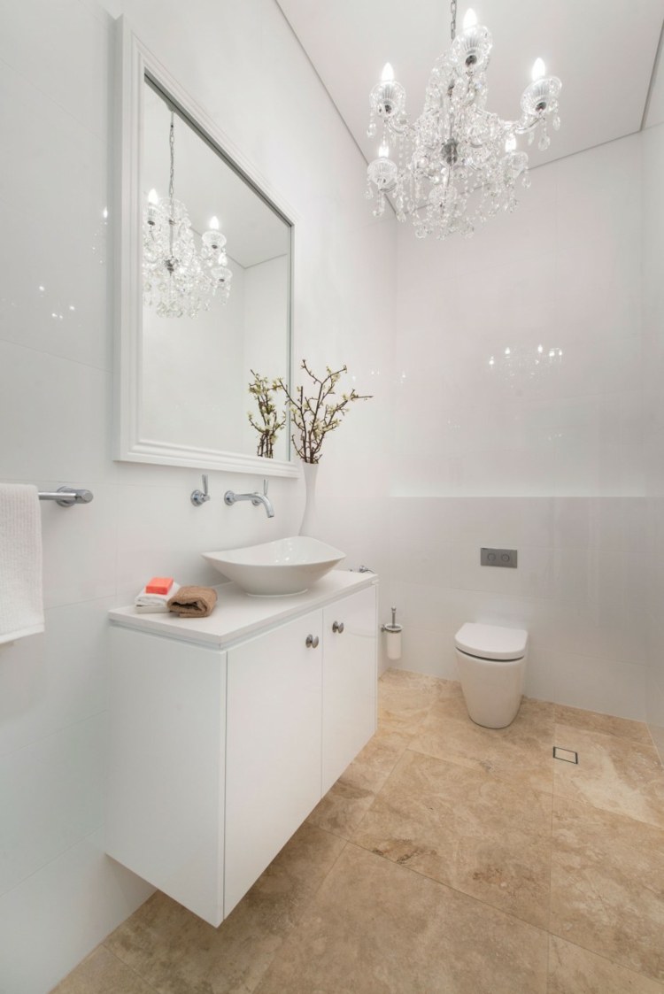salle de bain decoration blanc