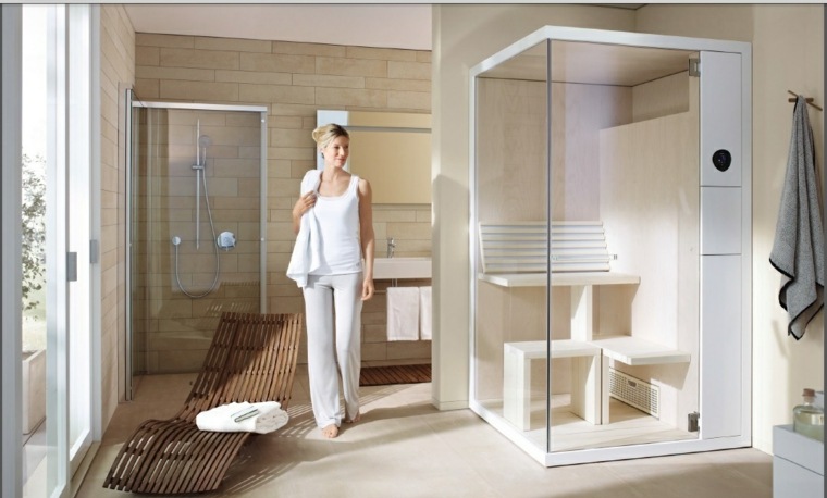 déco moderne pour salles de bains design cabines