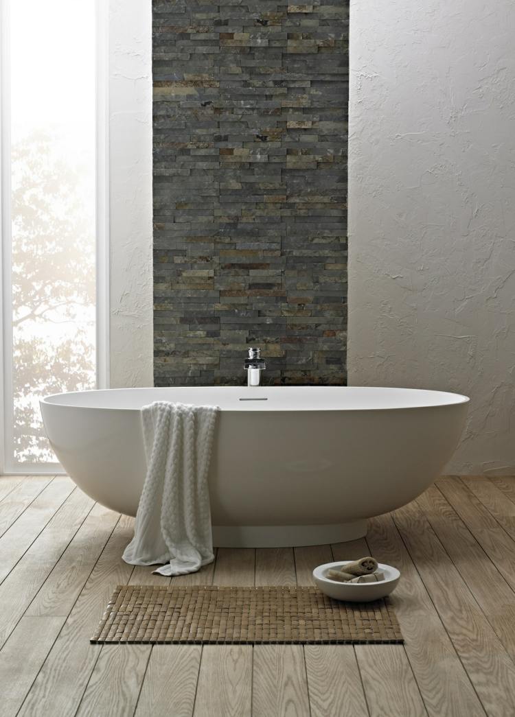 baignoire moderne salle de bain minimaliste