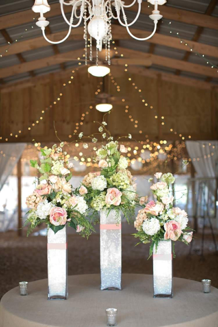 decoration de mariage rustique fleurs